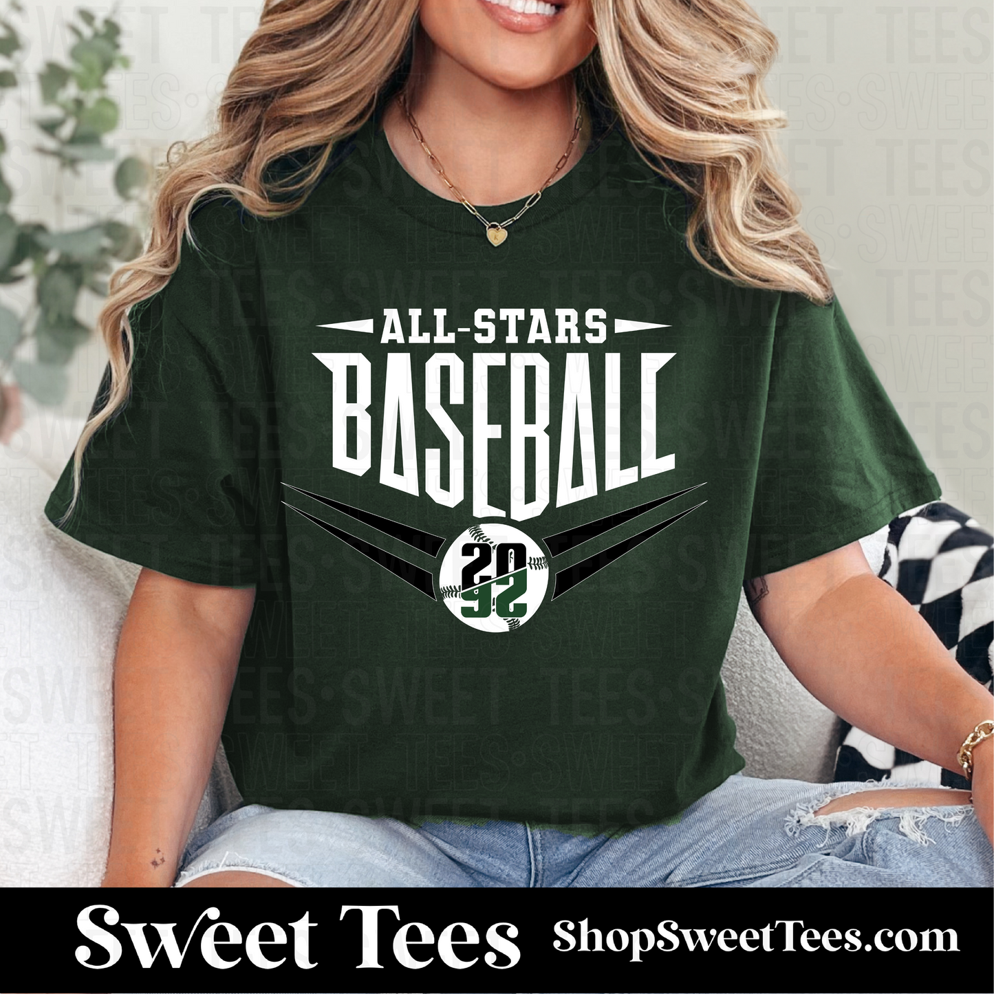 All-Stars Baseball 002 tee - Green