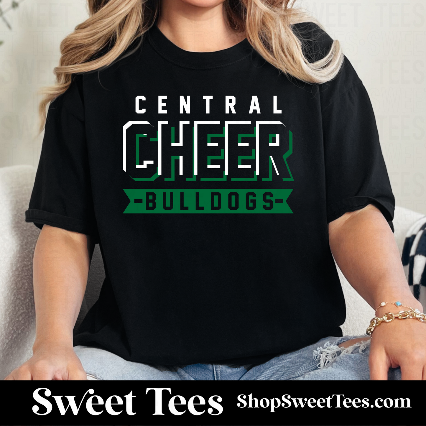 Central Cheer 002 tee