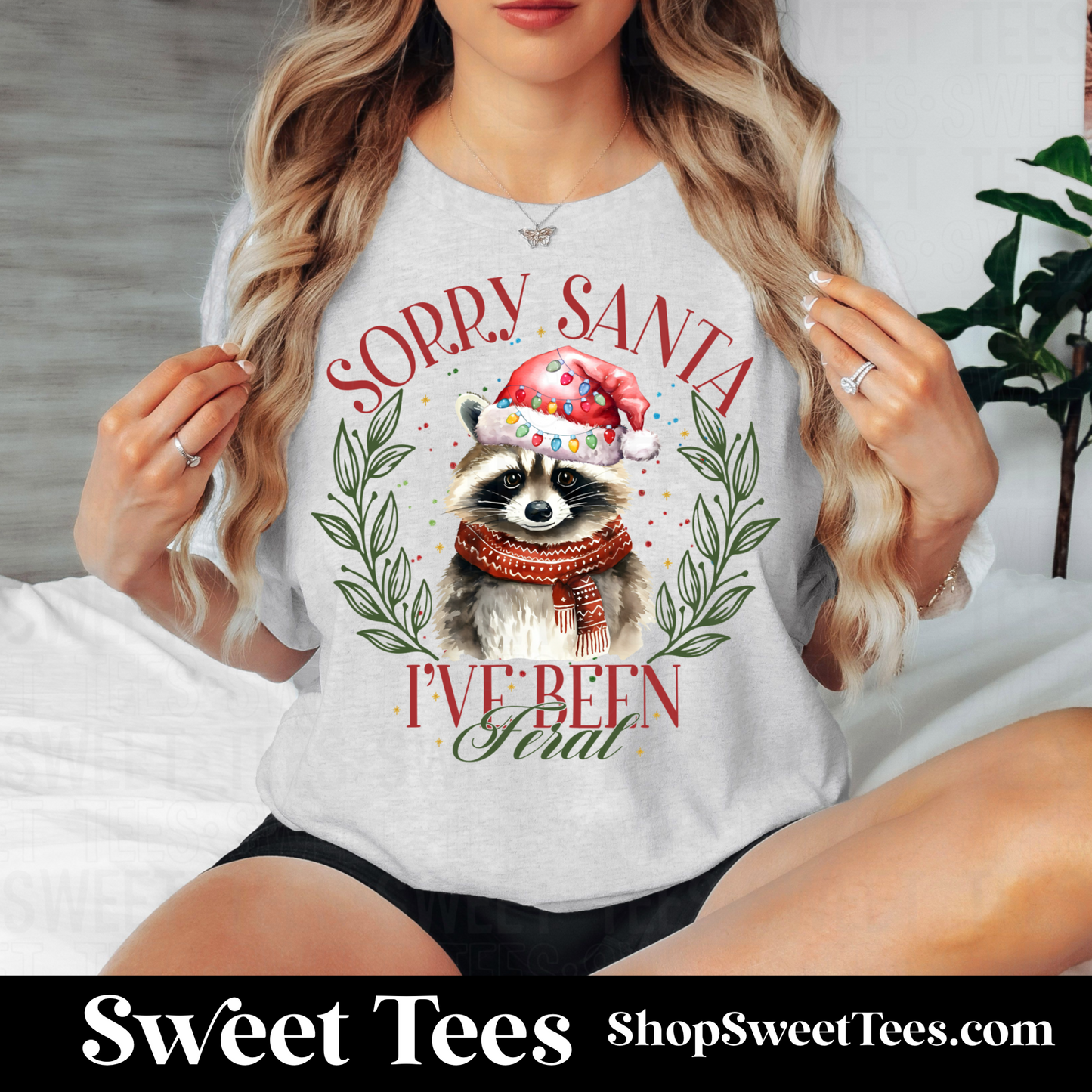 Sorry Santa I've Been Feral tee