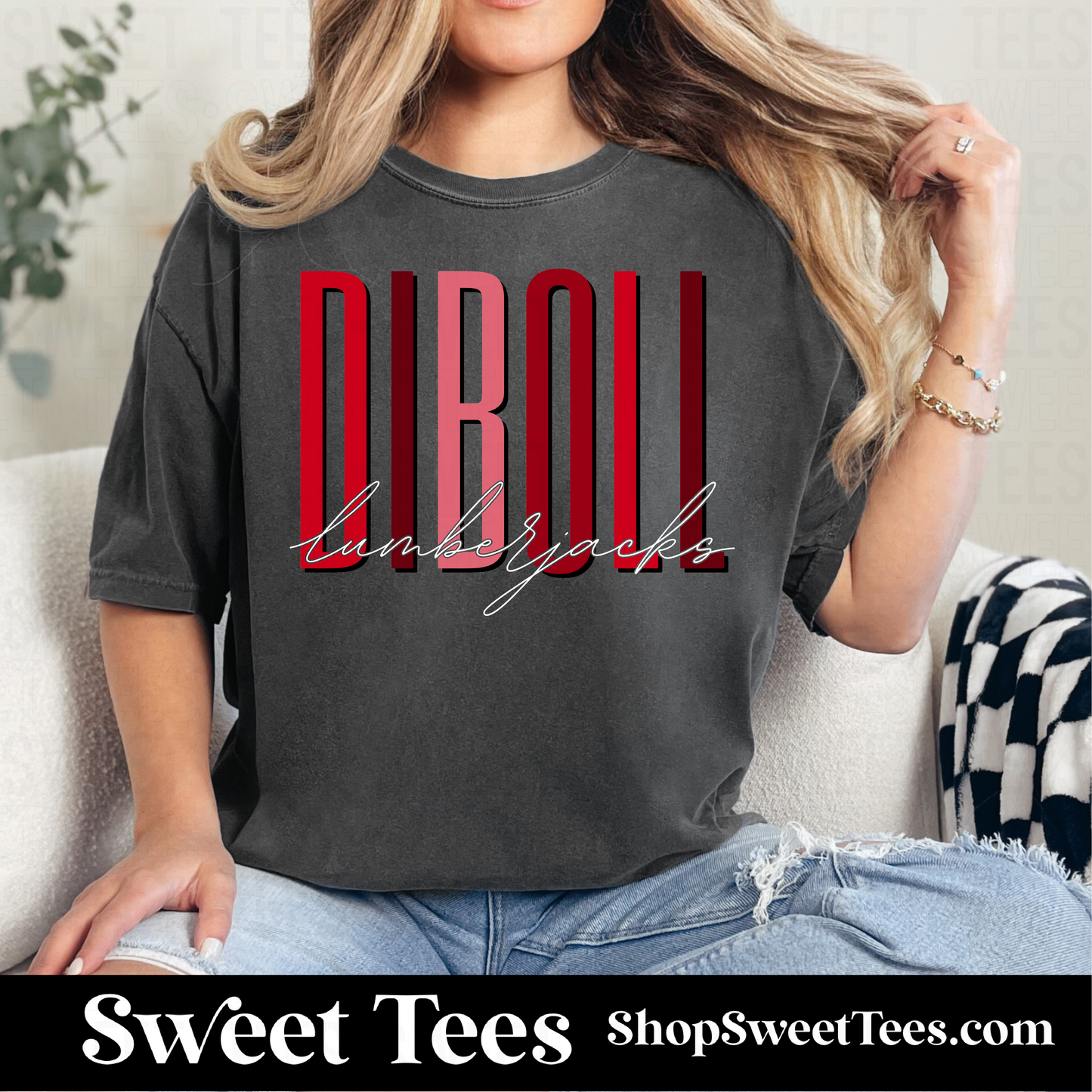 Diboll Ombre Script 135 tee