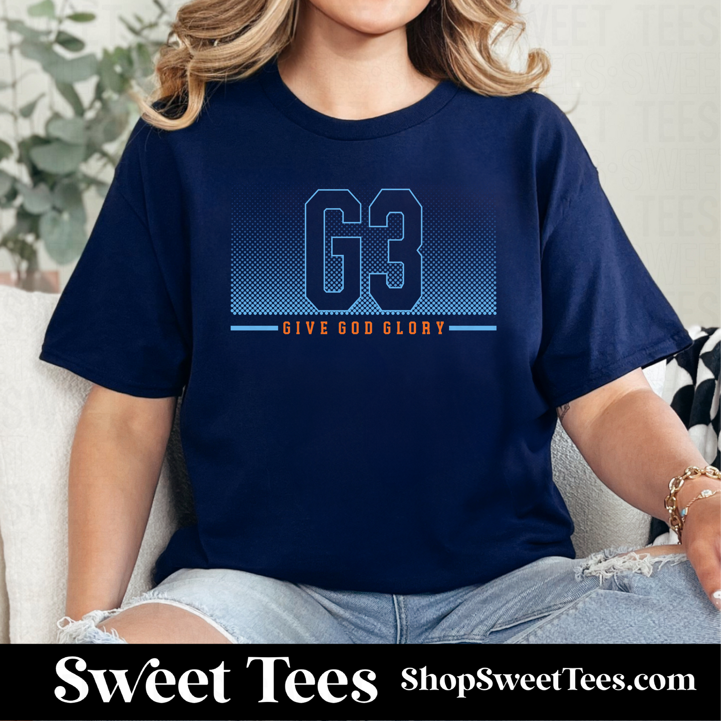 G3 Halftone 096 tee