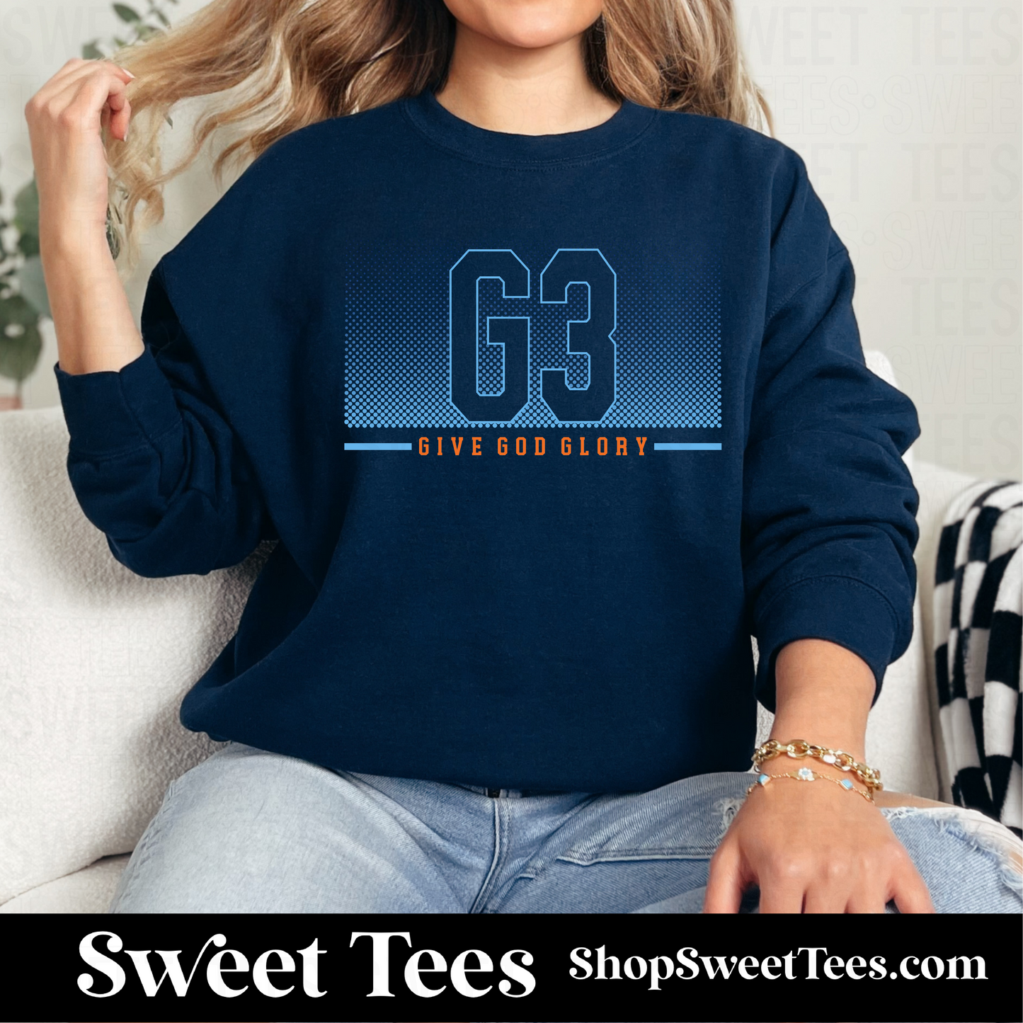 G3 Halftone 096 Sweatshirt