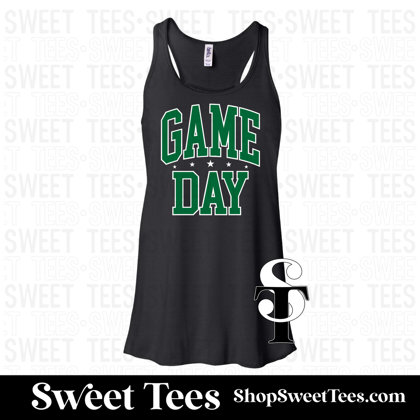 Game Day Bella Tank - Black