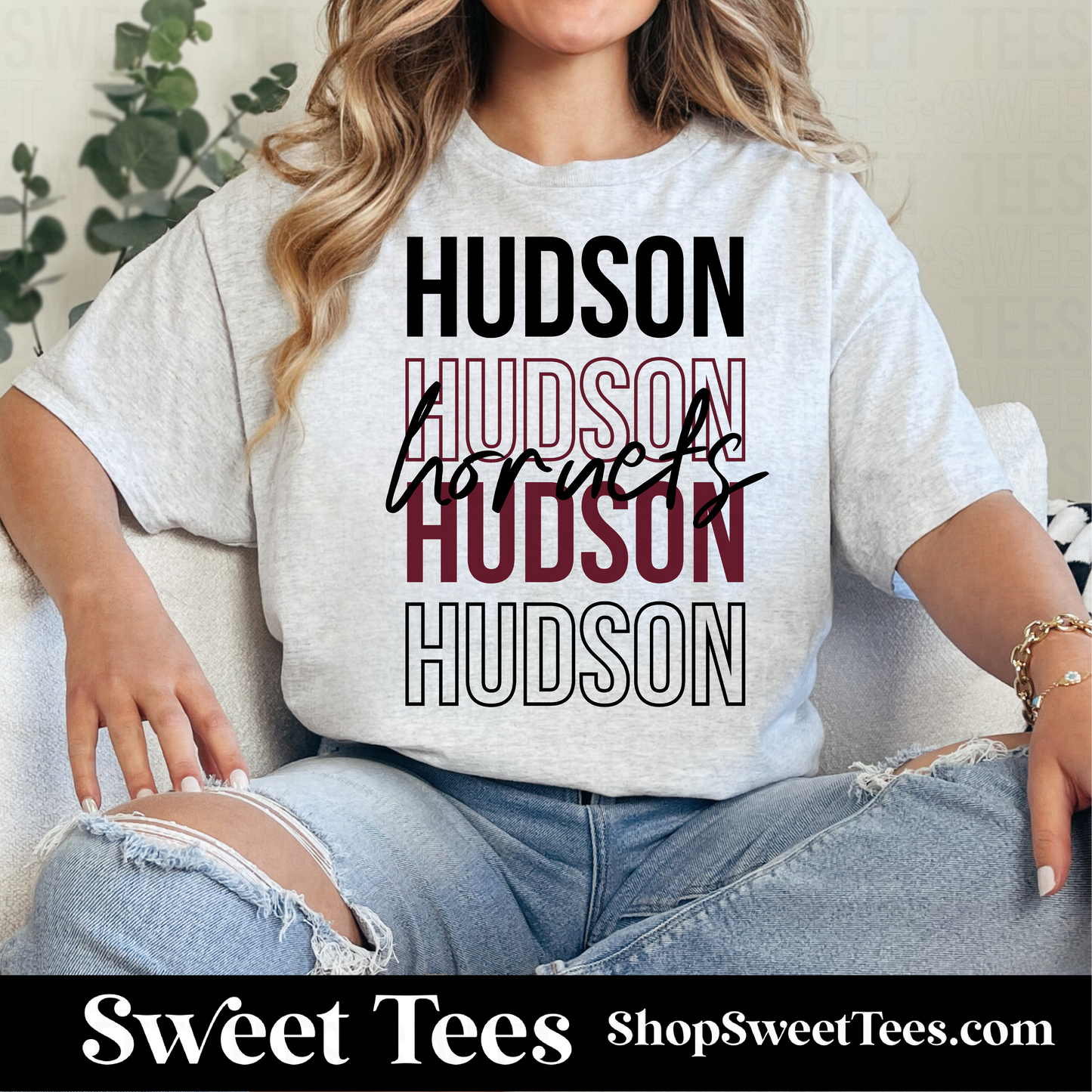 Hudson Repeating Outline 052 tee