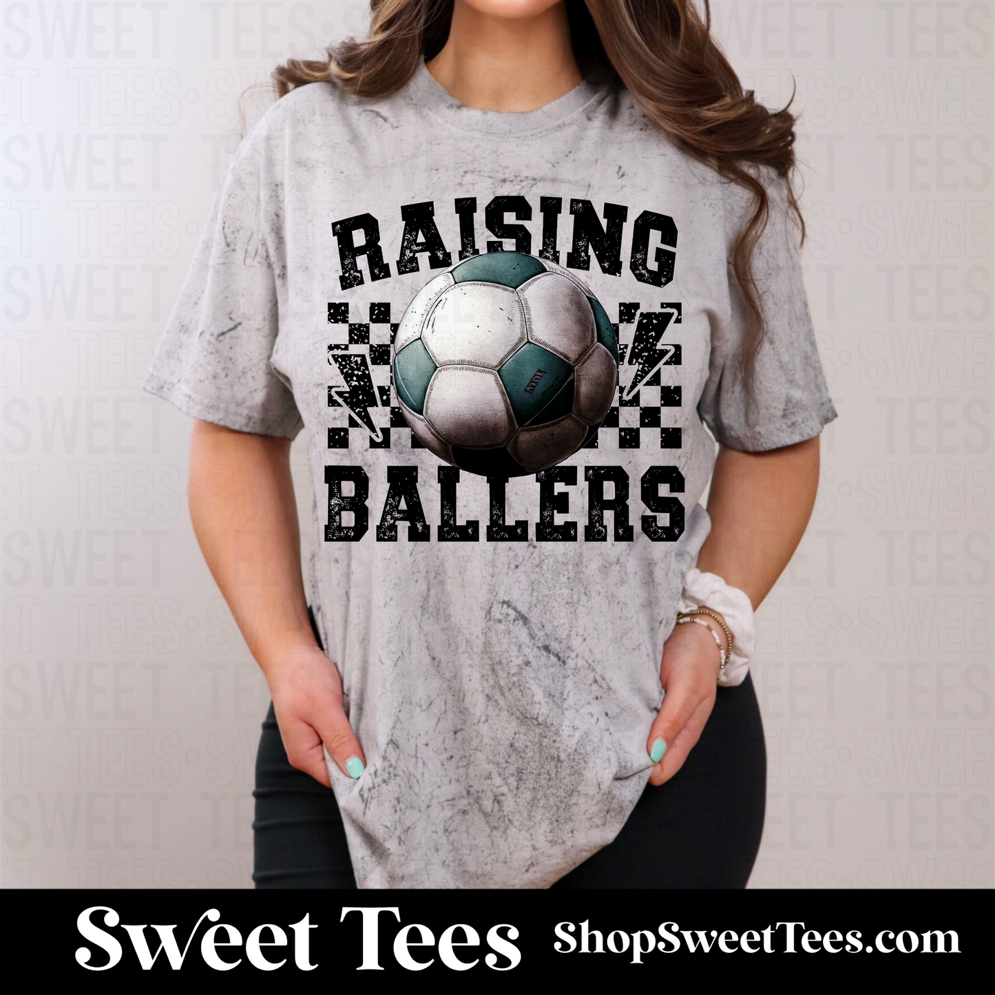 Raising Ballers Soccer tee