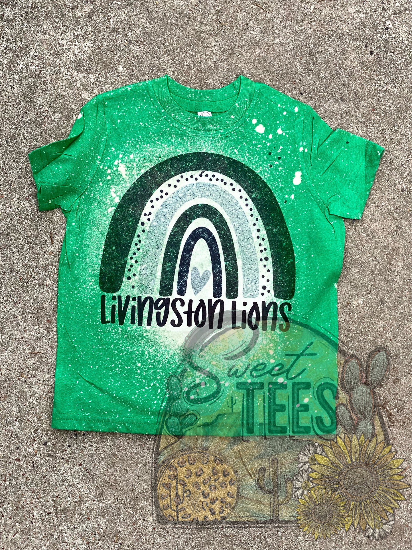 Lions Glitter Rainbow tee