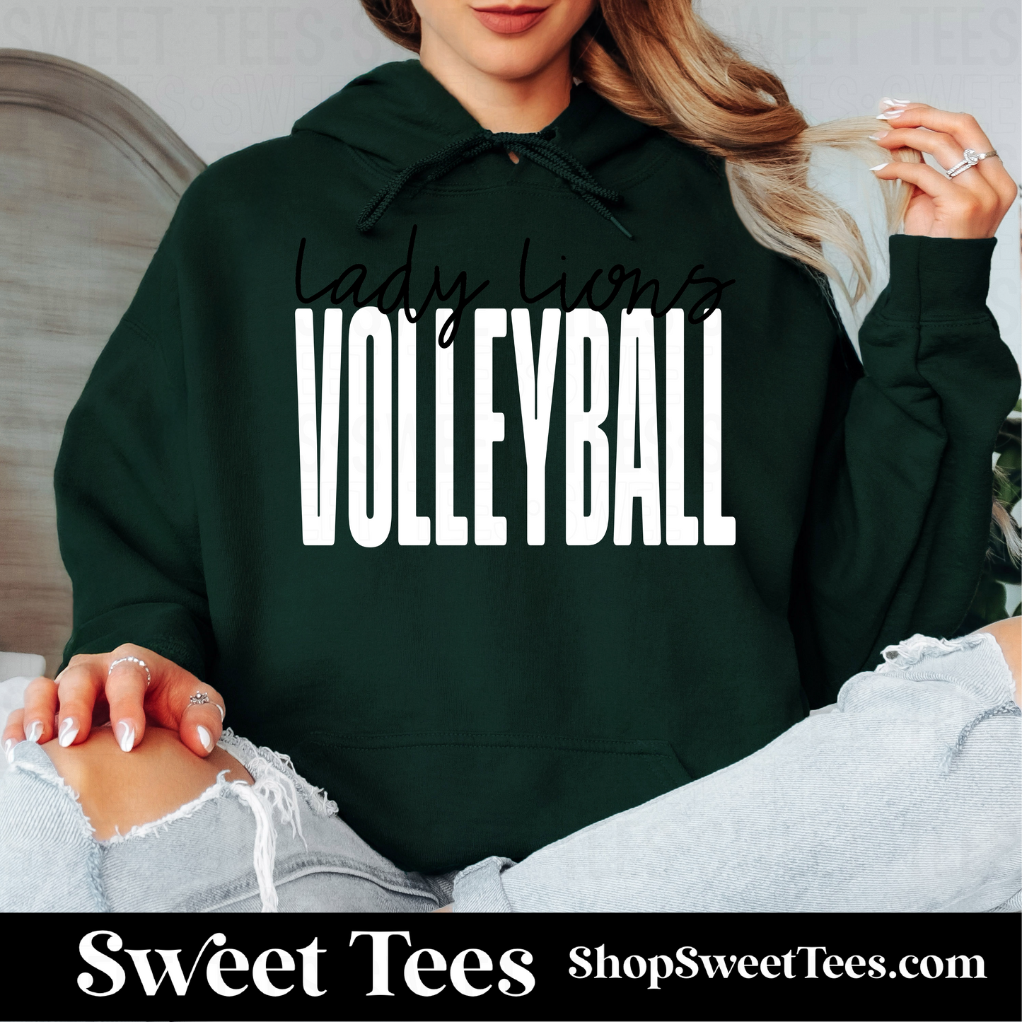 Lady Lions Volleyball 092 Hoodie