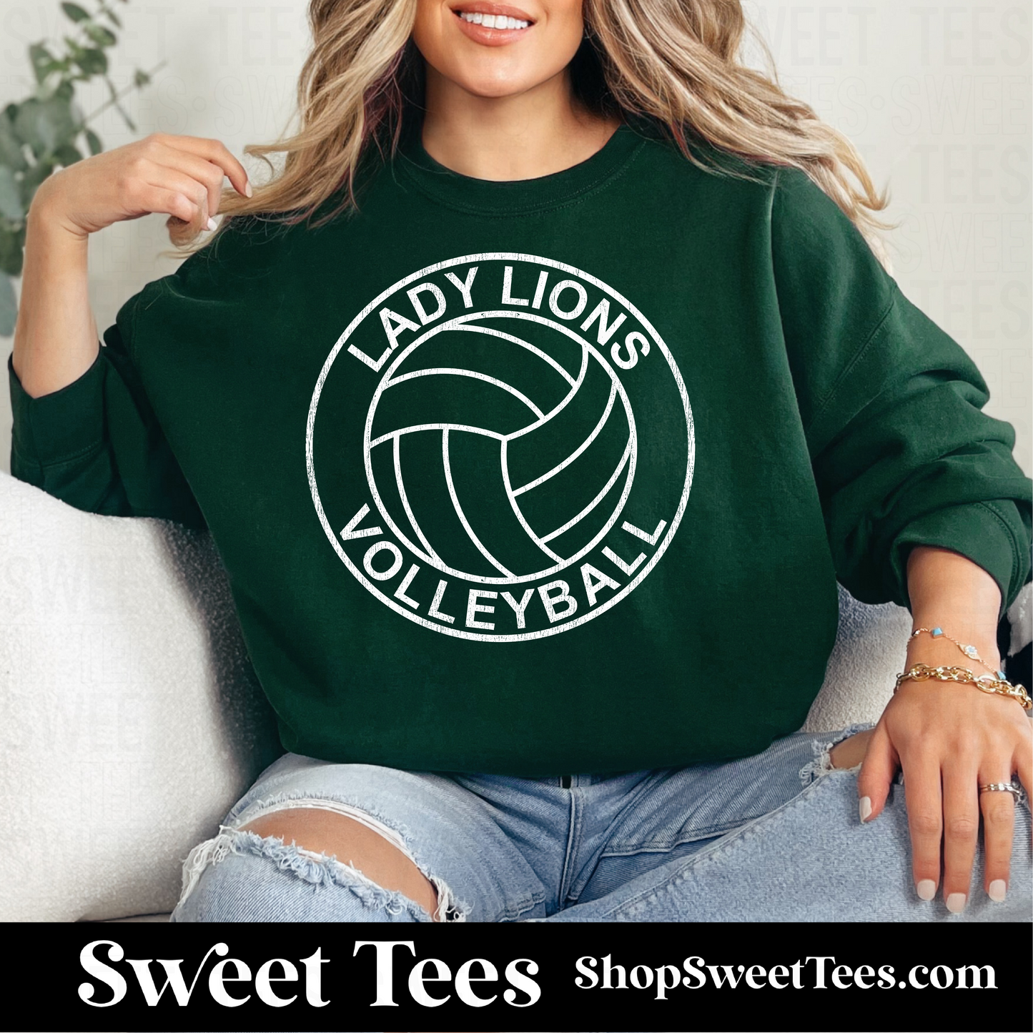 Lady Lions Volleyball Old School 149 Sweatshirt
