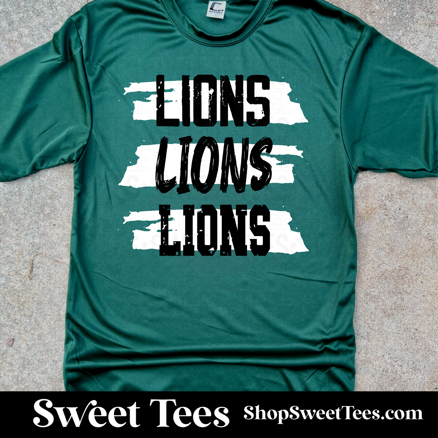 Lions Grunge Mascot 105 Drifit tee