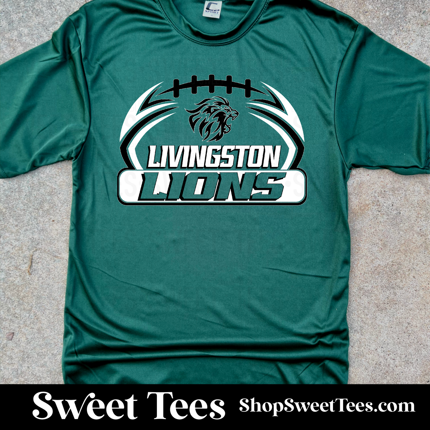 Lions Geo Football 106 Drifit tee