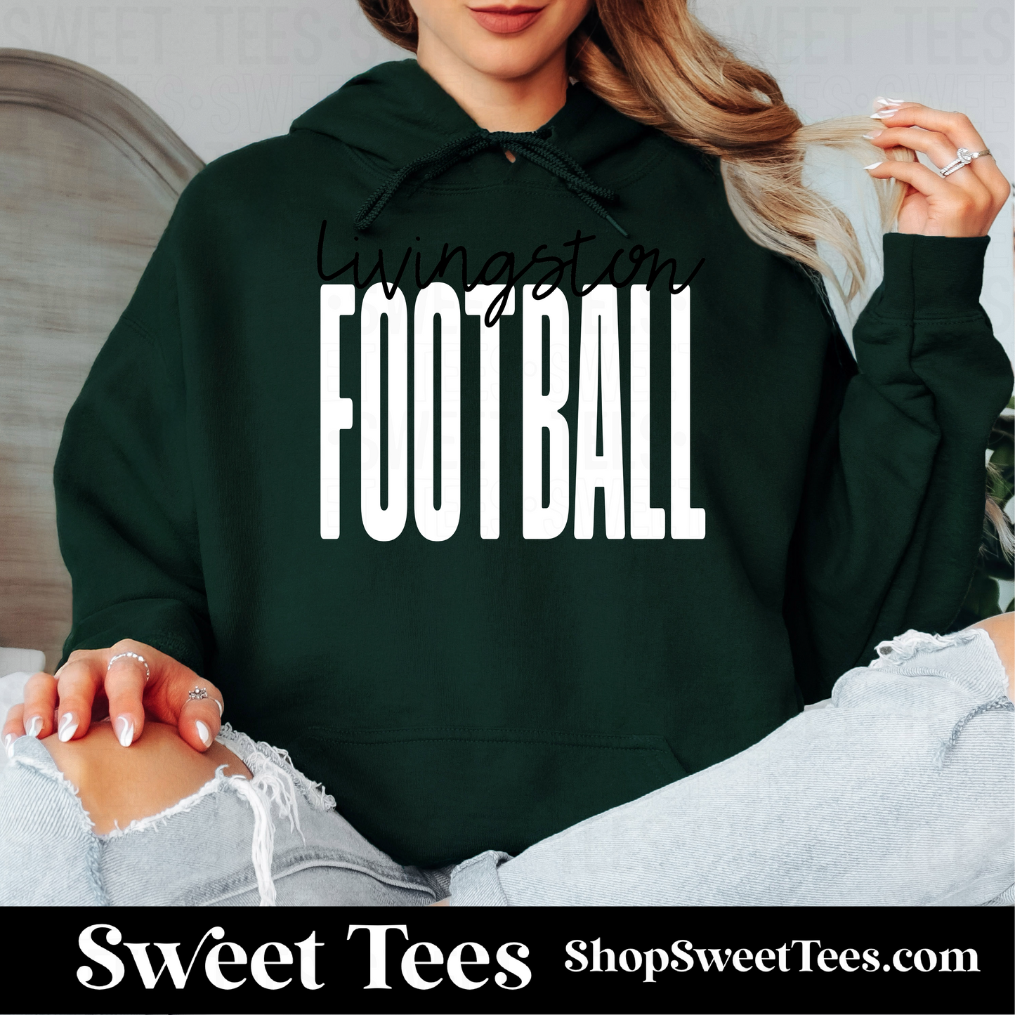 Livingston Lions Football 092 Hoodie