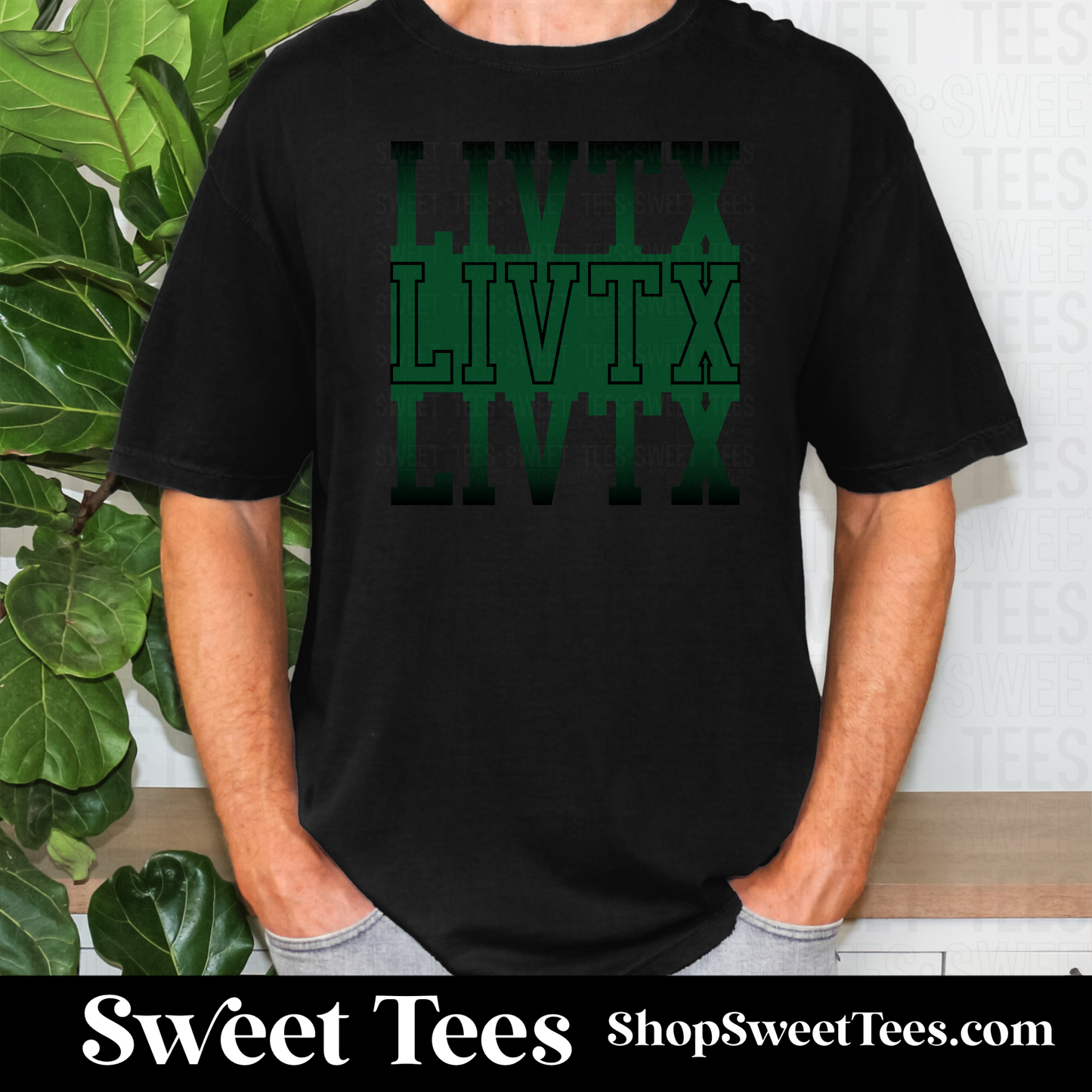 LIVTX Ombre Outline 072 tee