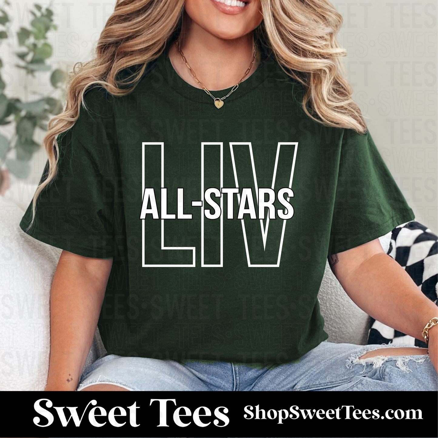 LIV All-Stars Simple Text 078 tee