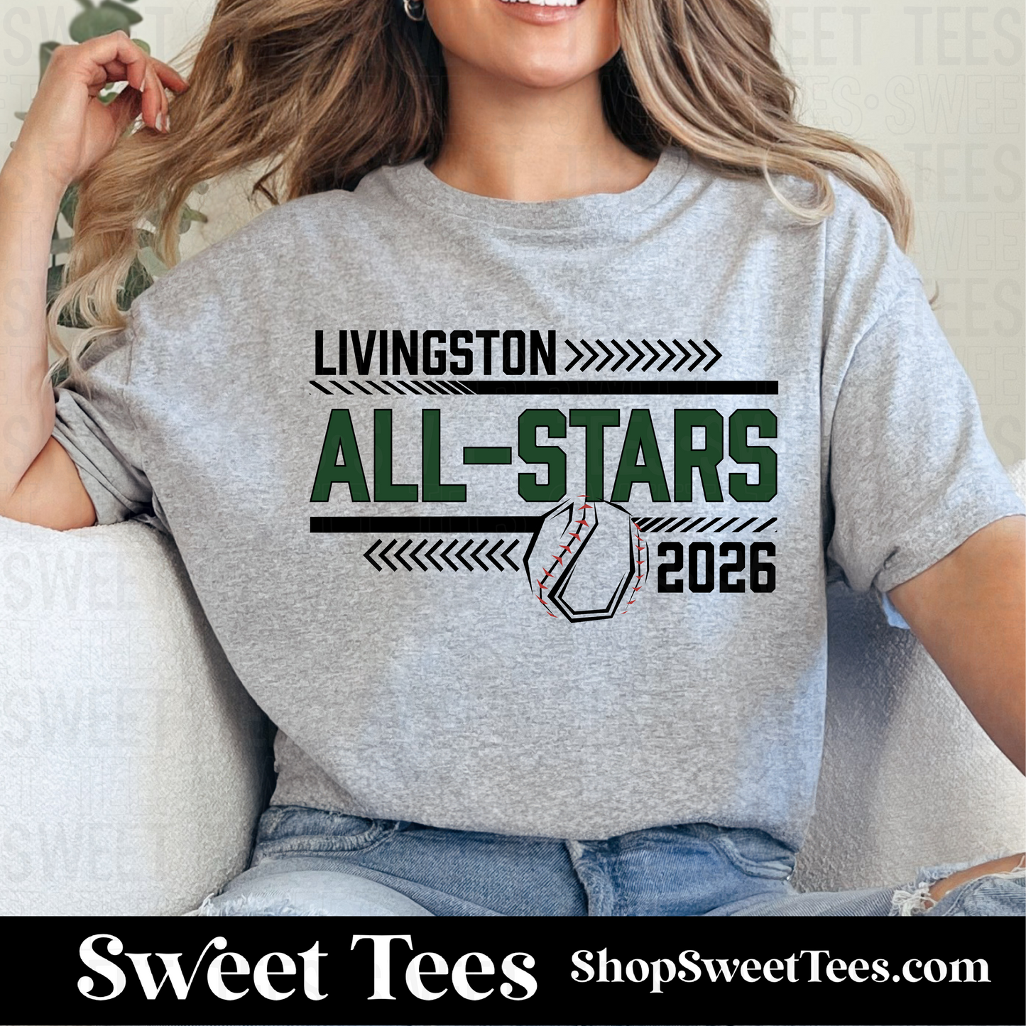 Livingston All-Stars Arrow tee - Ash