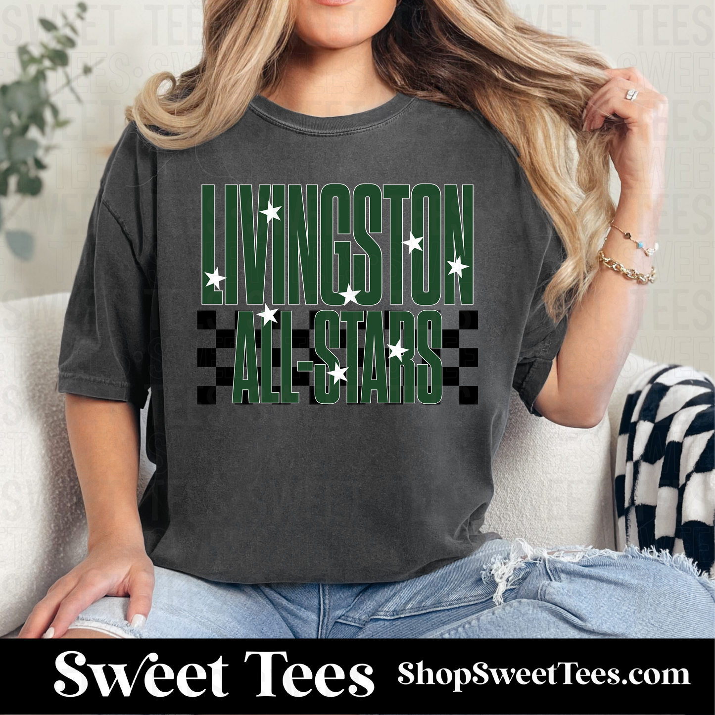 Livingston All-Stars Checker 134 tee