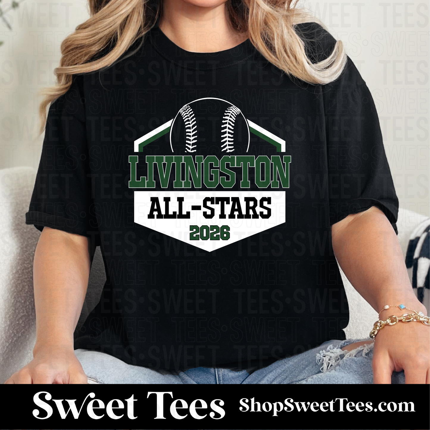 Livingston All-Stars Diamond tee - Black