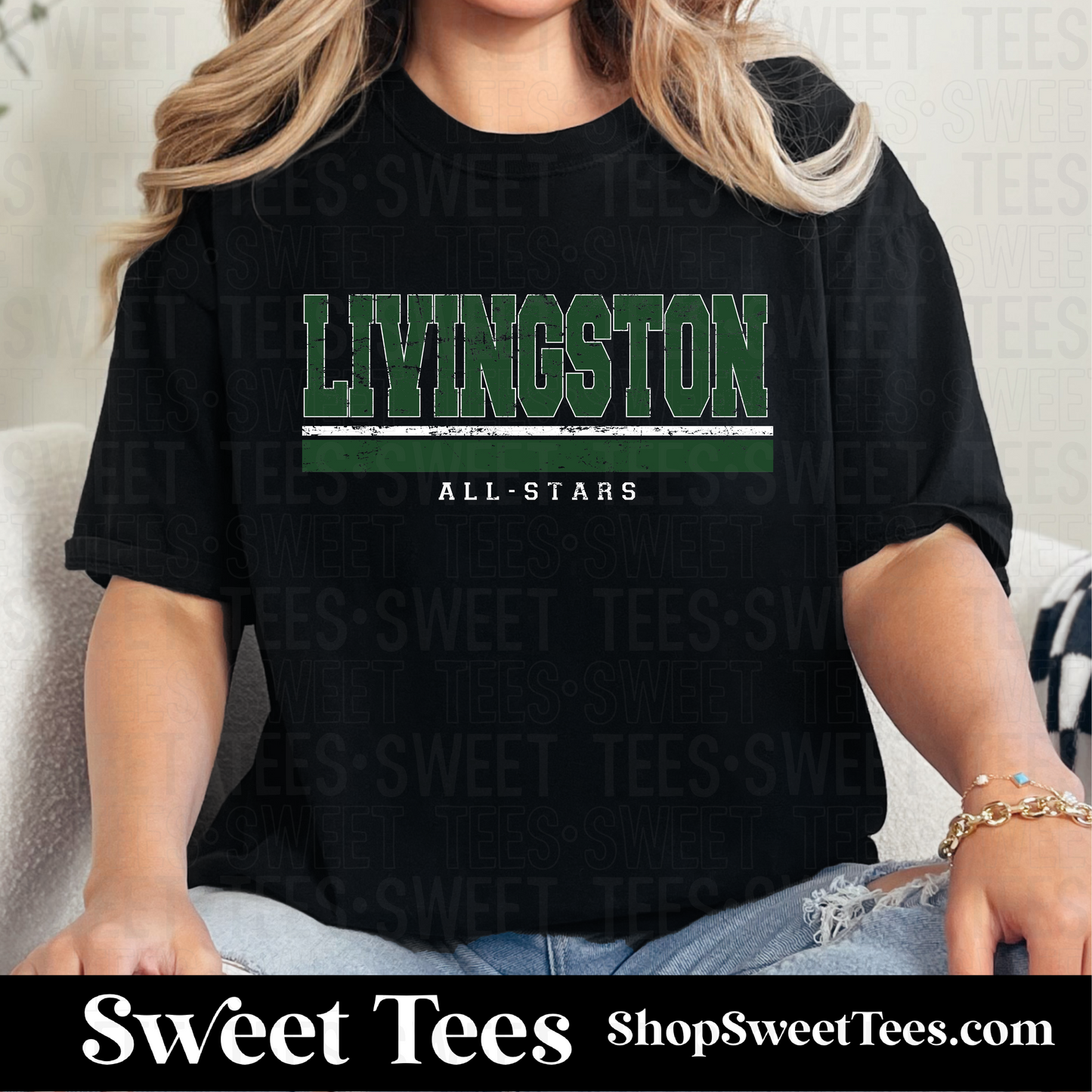Livingston All-Stars Grunge Lined 083 tee