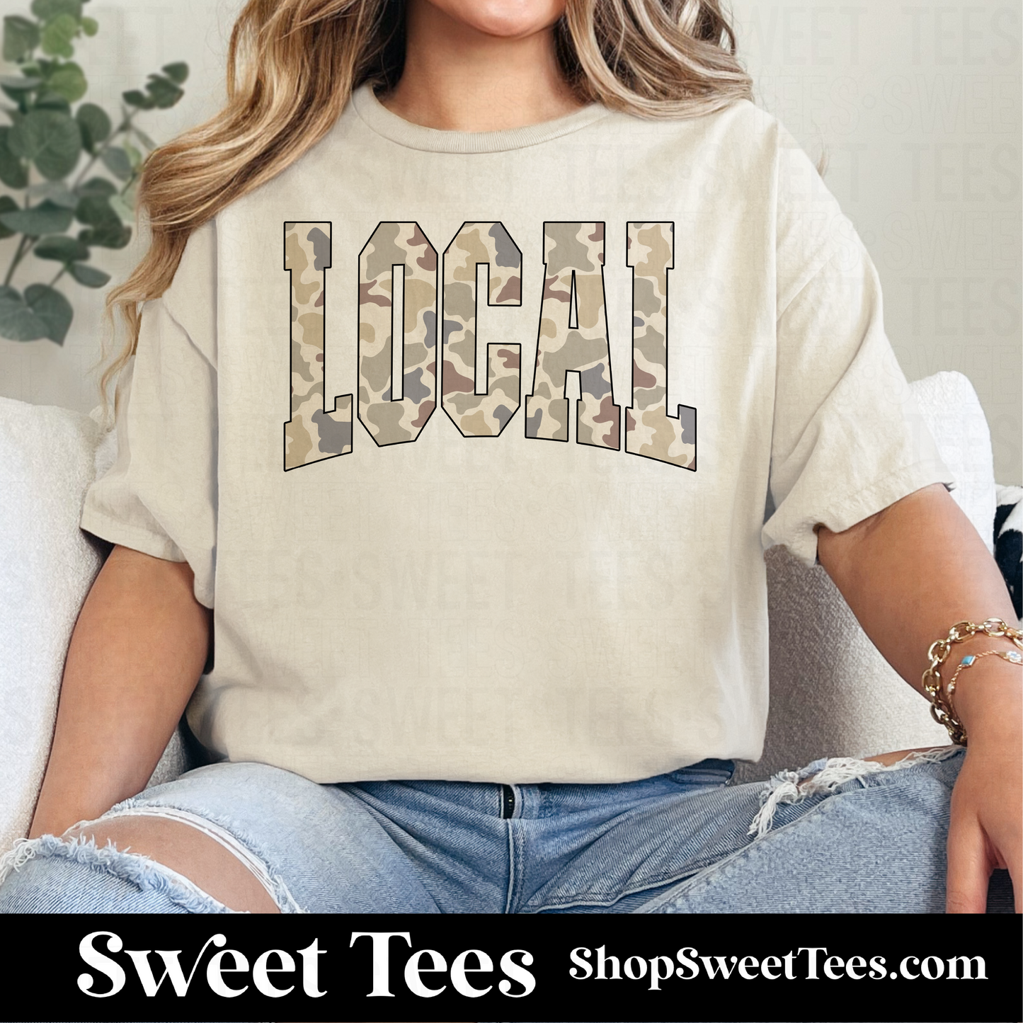 Camo Local tee