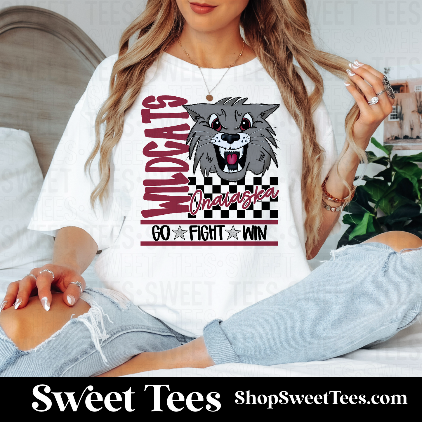 Onalaska Checker Spirit Mascot 108 tee