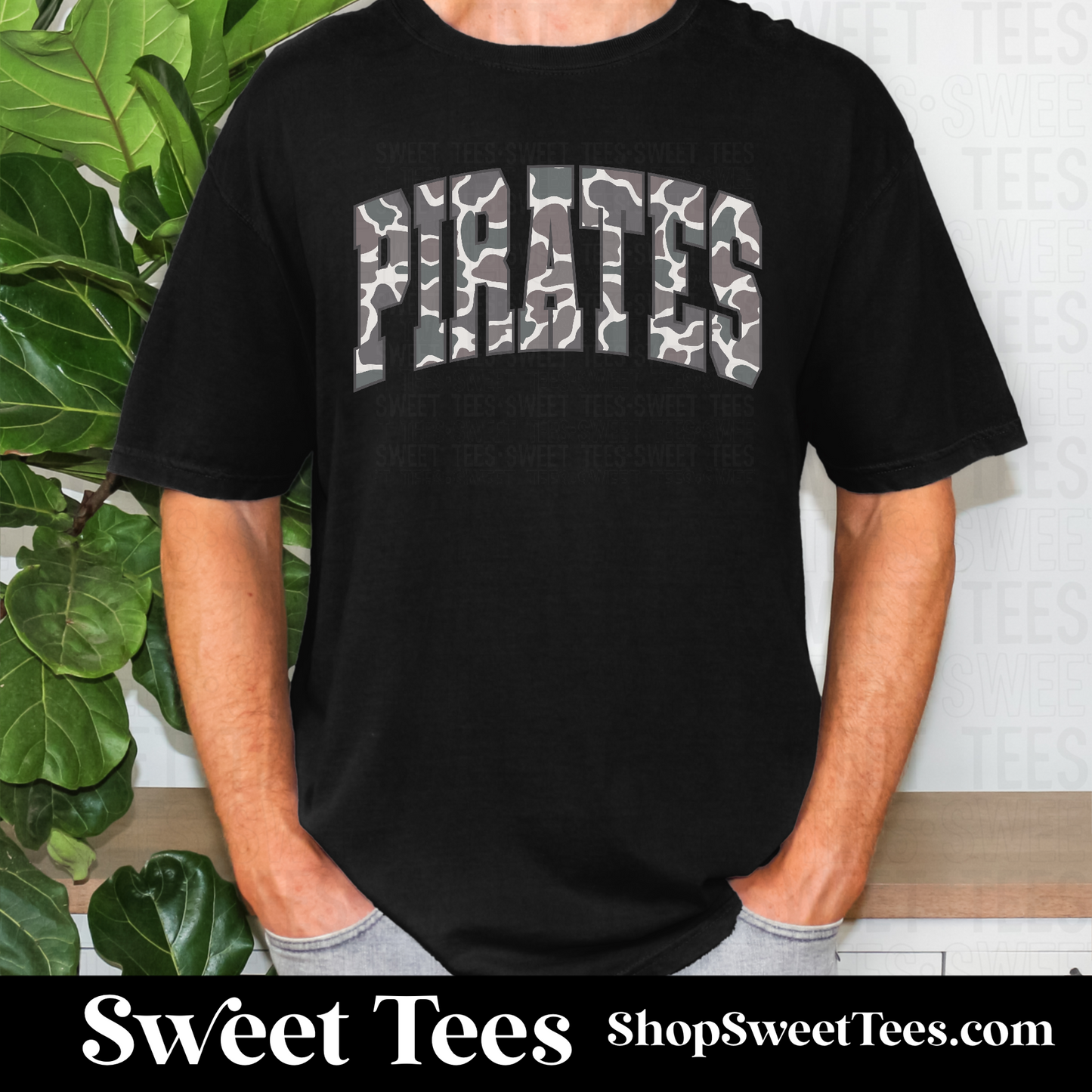 Pirates Varsity Old School Camo 062 tee