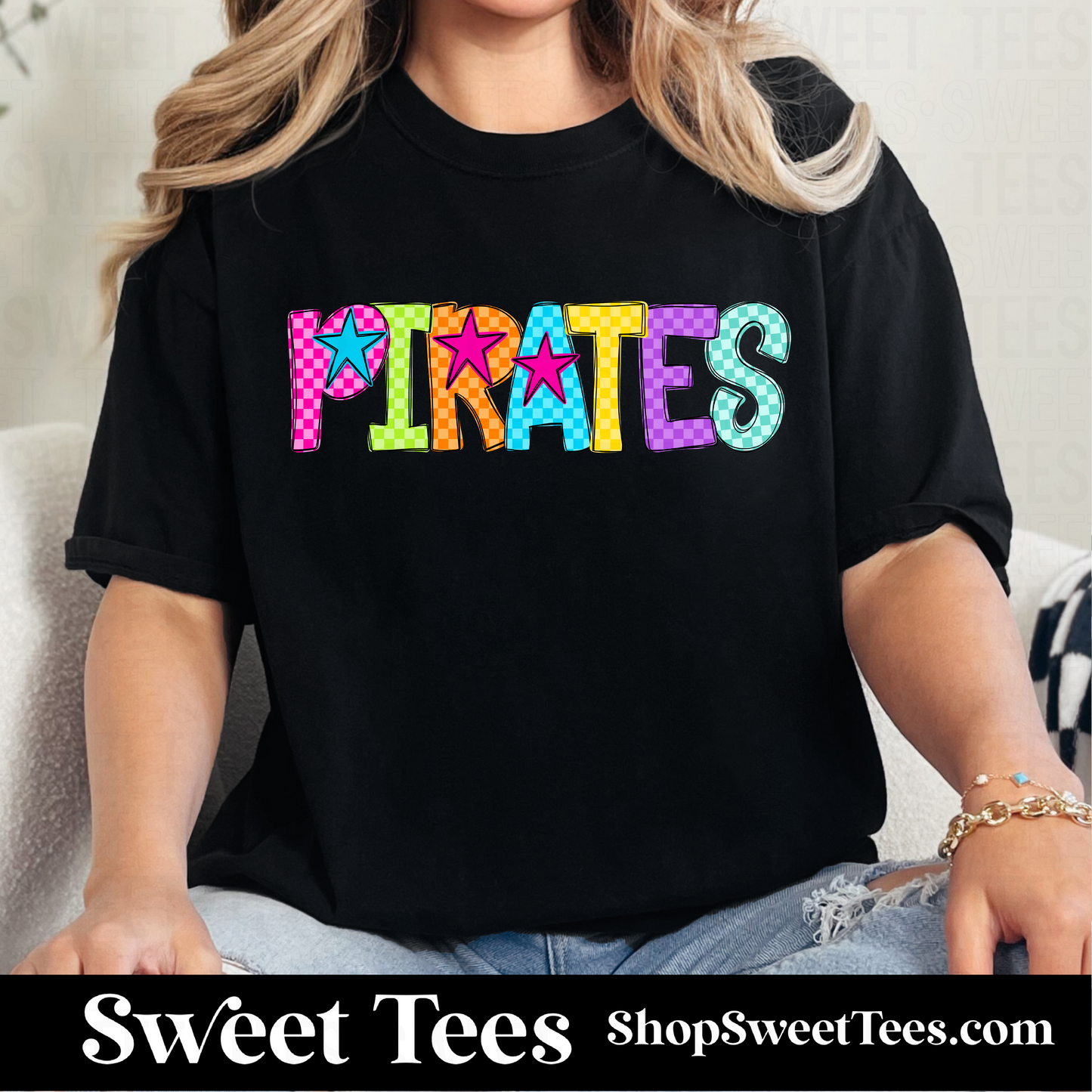 Pirates Preppy Checker 131 tee