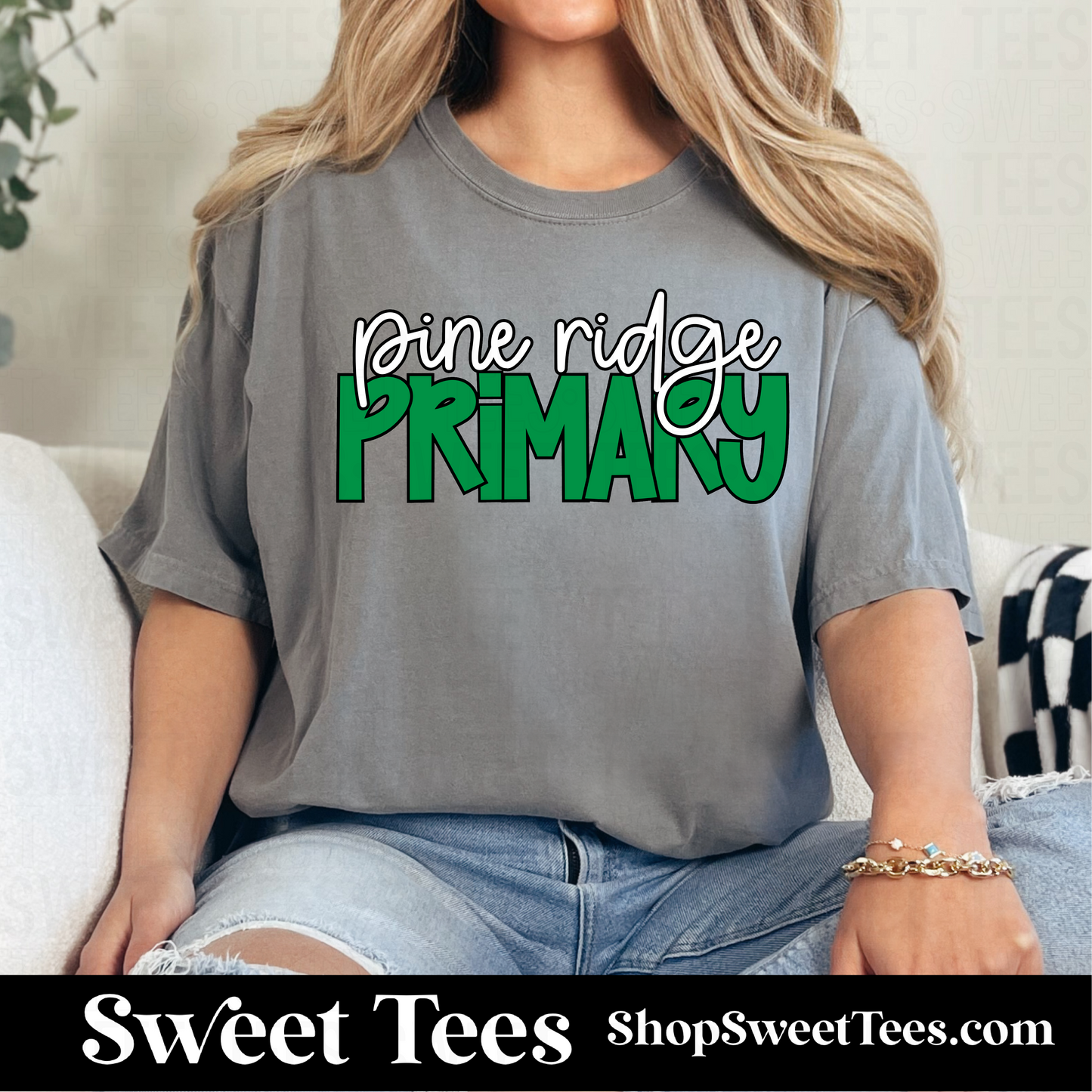 Pine Ridge Primary Preppy Spirit 152 tee - Comfort Colors