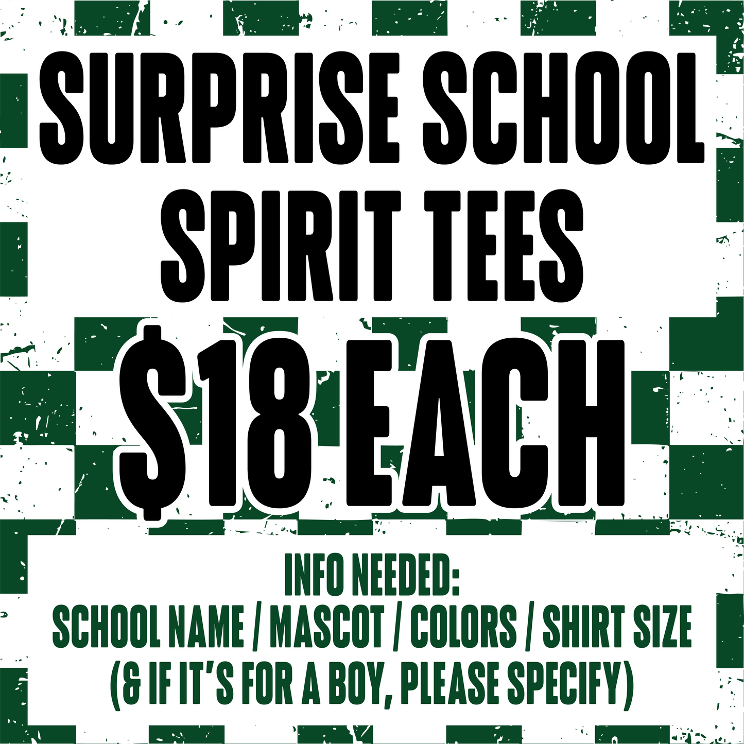 Surprise School Spirit tee