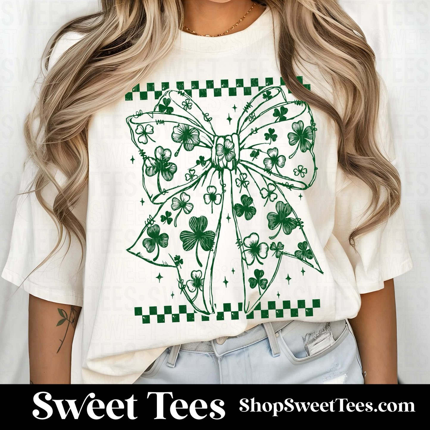 Shamrock Bow tee