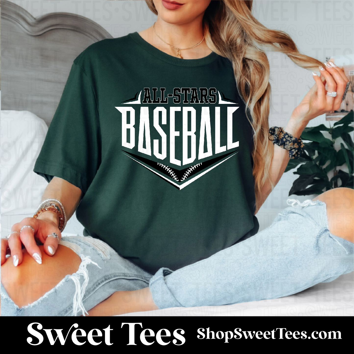 All-Stars Baseball 003 tee - Green