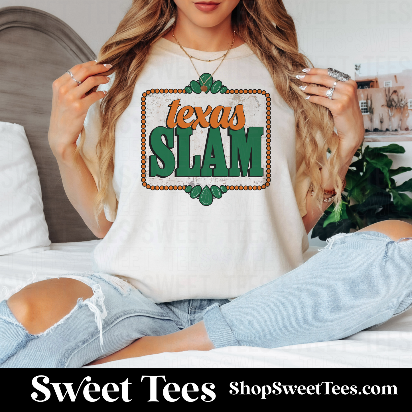 Texas Slam Western Frame tee