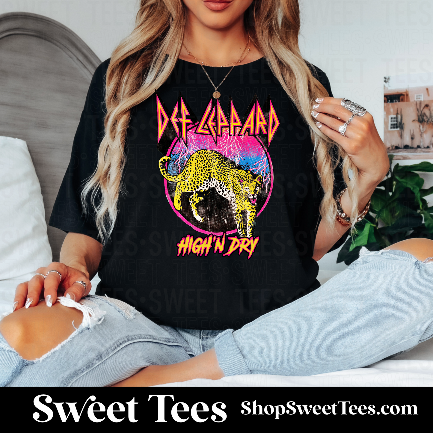 Def Leppard High N Dry tee - Black