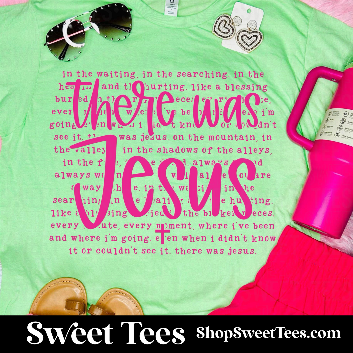 There Was Jesus tee