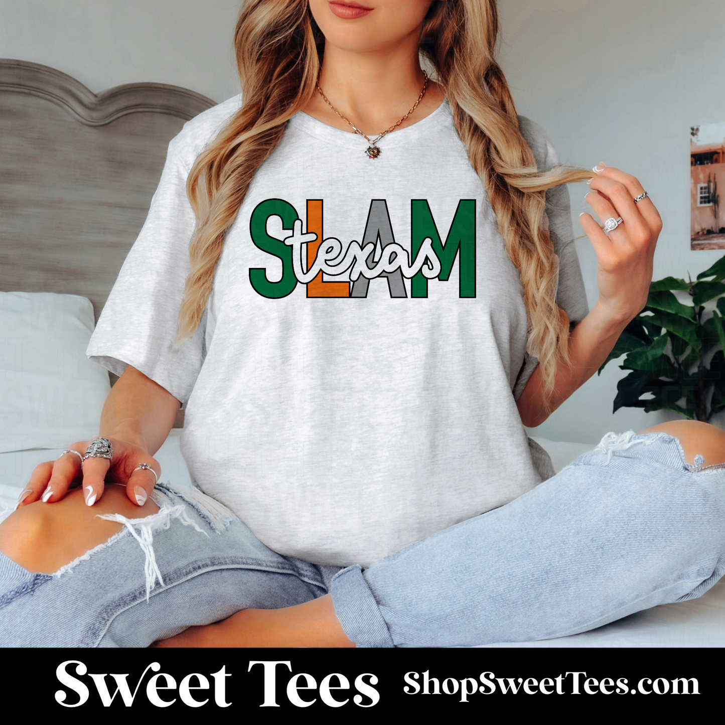 Texas Slam Lettered tee