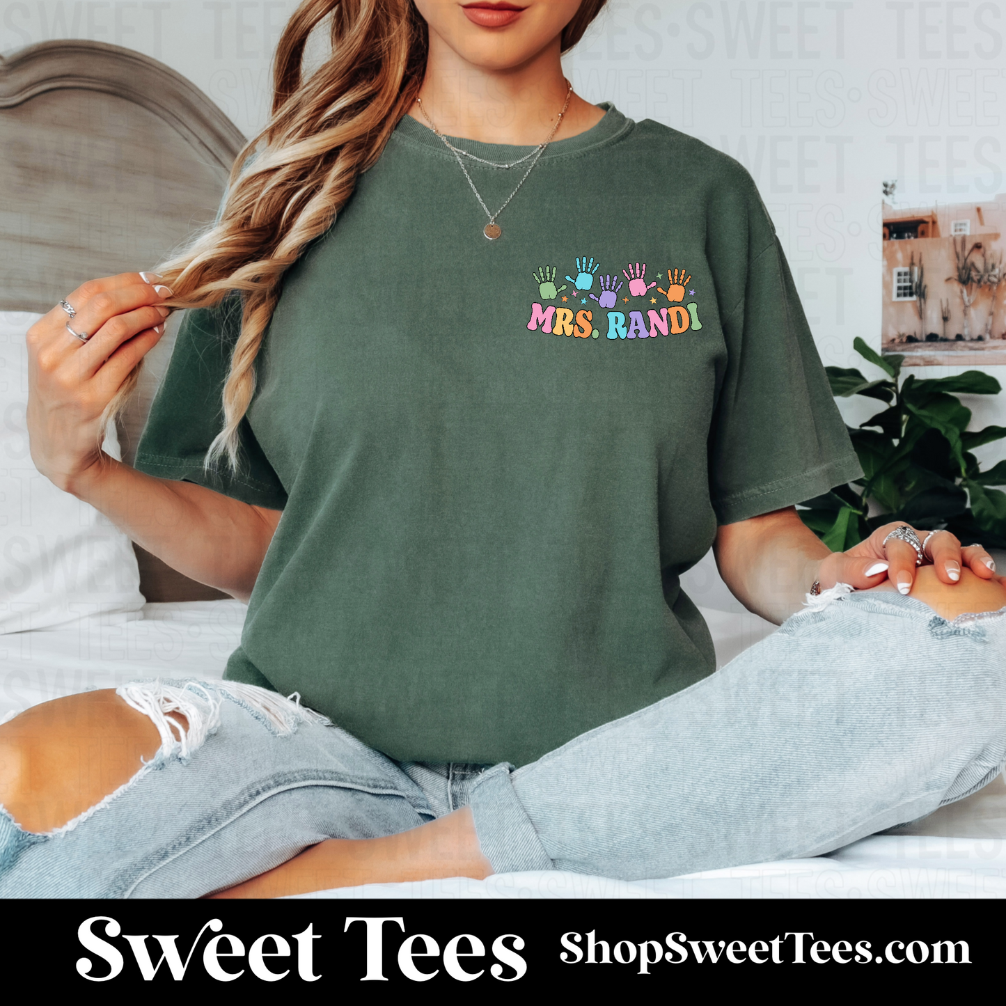 Good Day to Care for Tiny Humans Hand tee