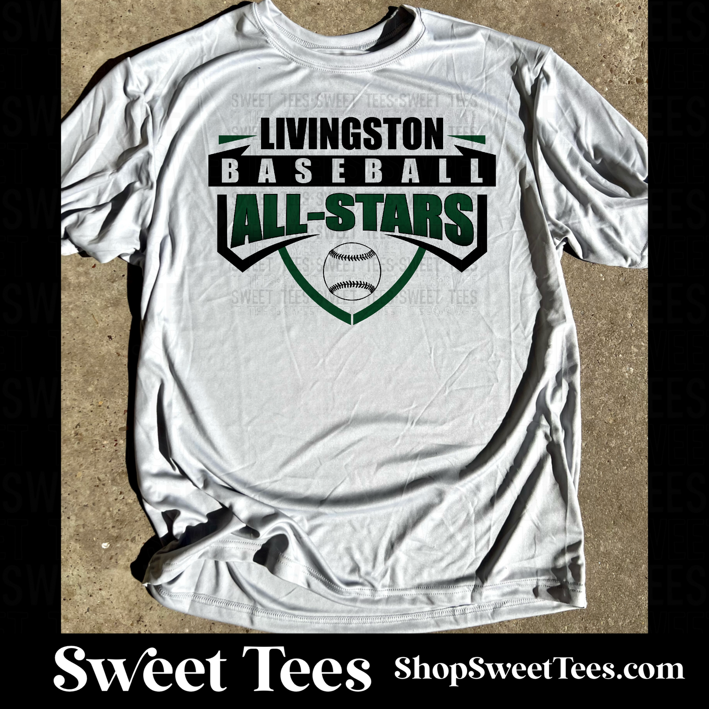 Livingston All-Stars Display Plate Drifit tee