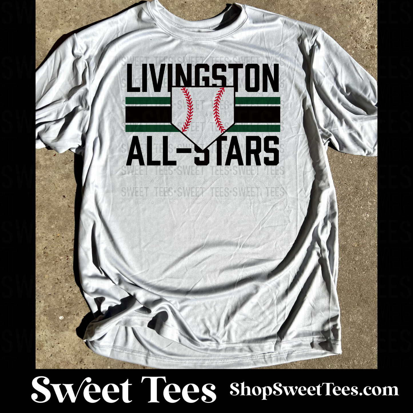 Livingston All-Stars Double Team Plate Drifit tee