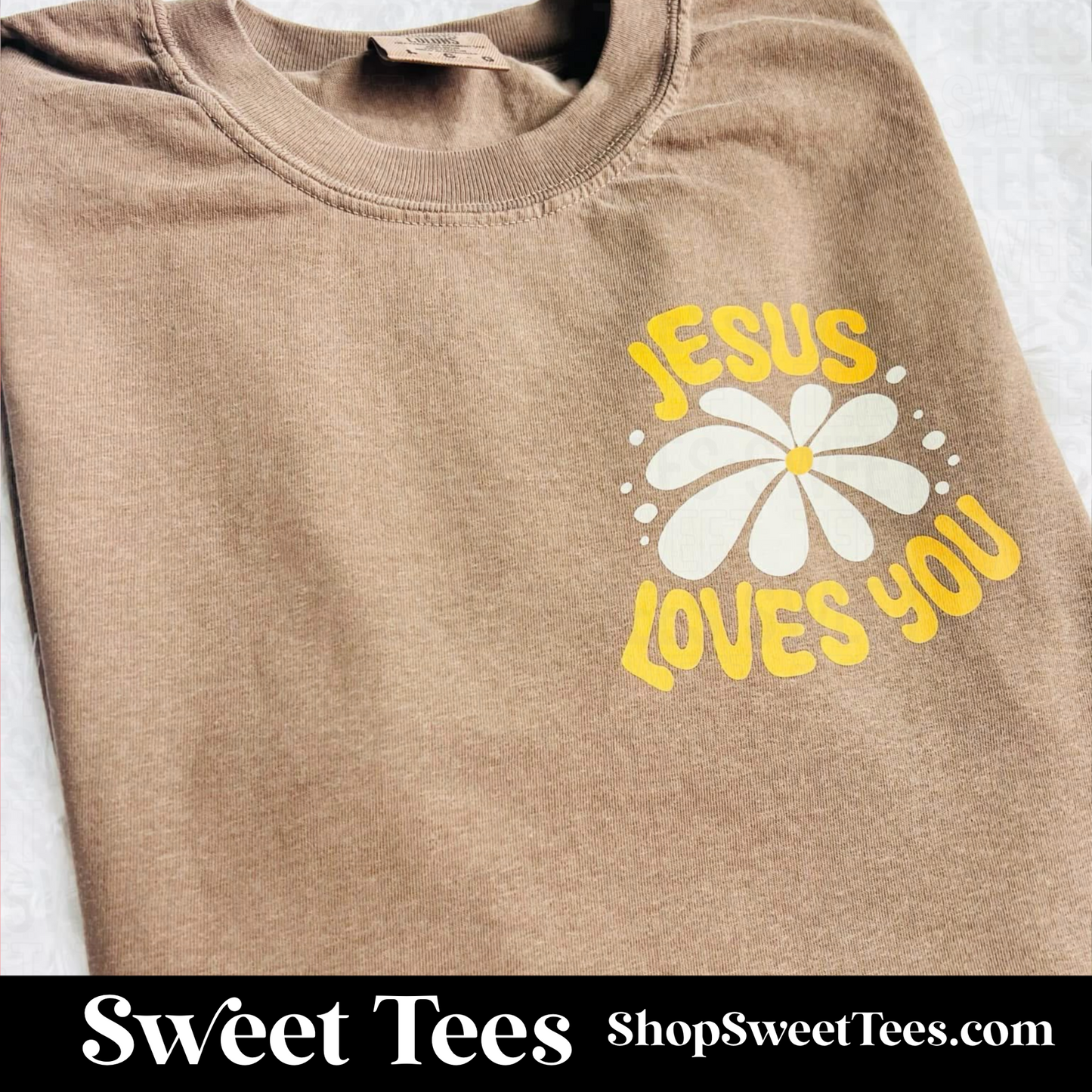 What A Friend In Jesus Retro Floral tee