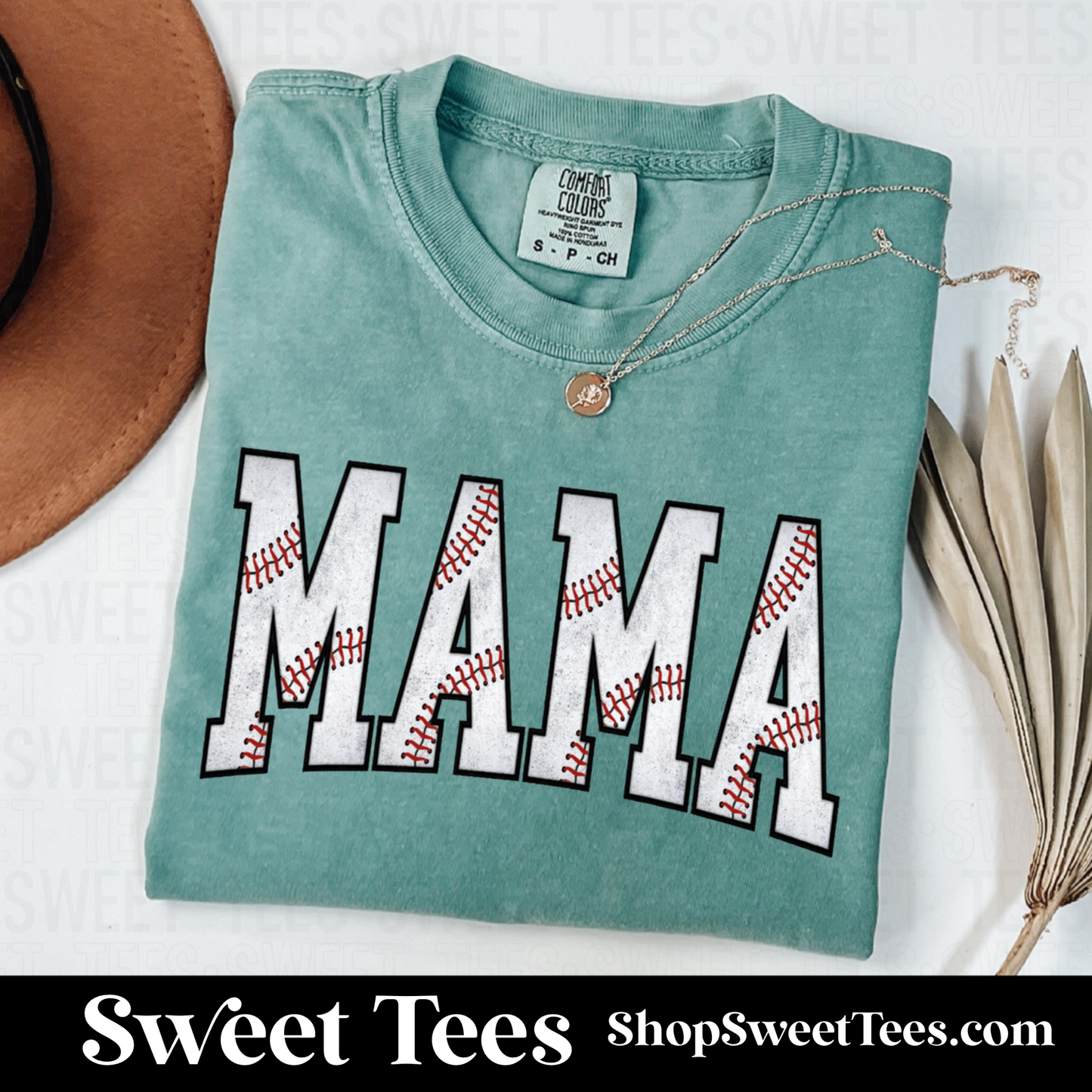 Mama Arched Baseball tee