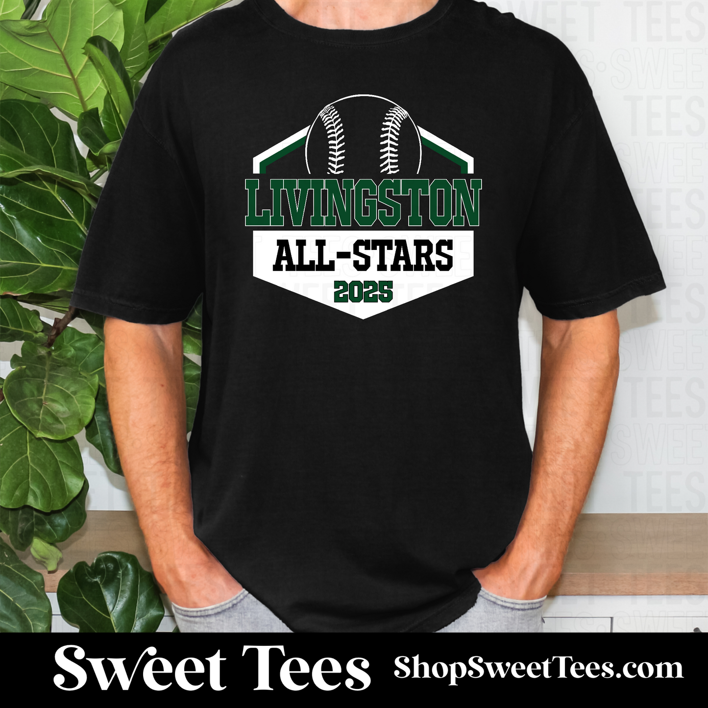 Livingston All-Stars Diamond tee - Black