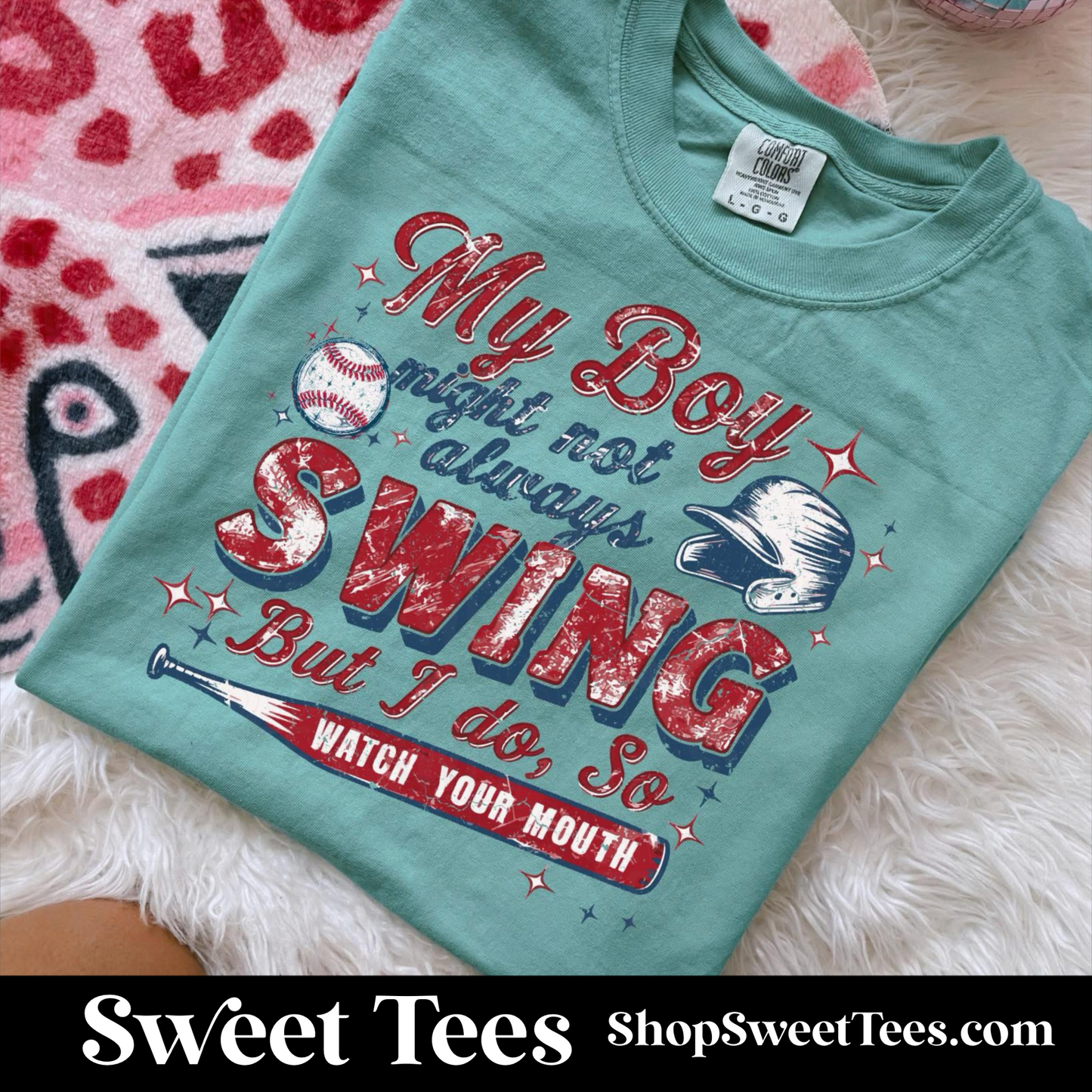 My Boy Might Not Swing But I Do tee