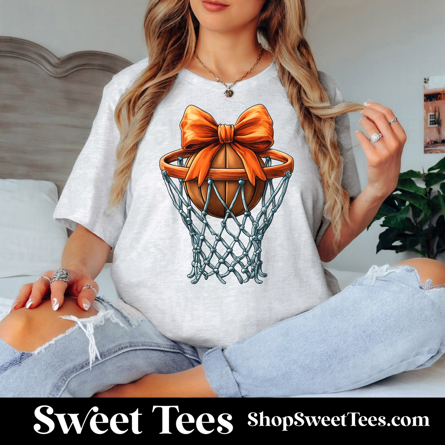 Coquette Baseball Bow tee