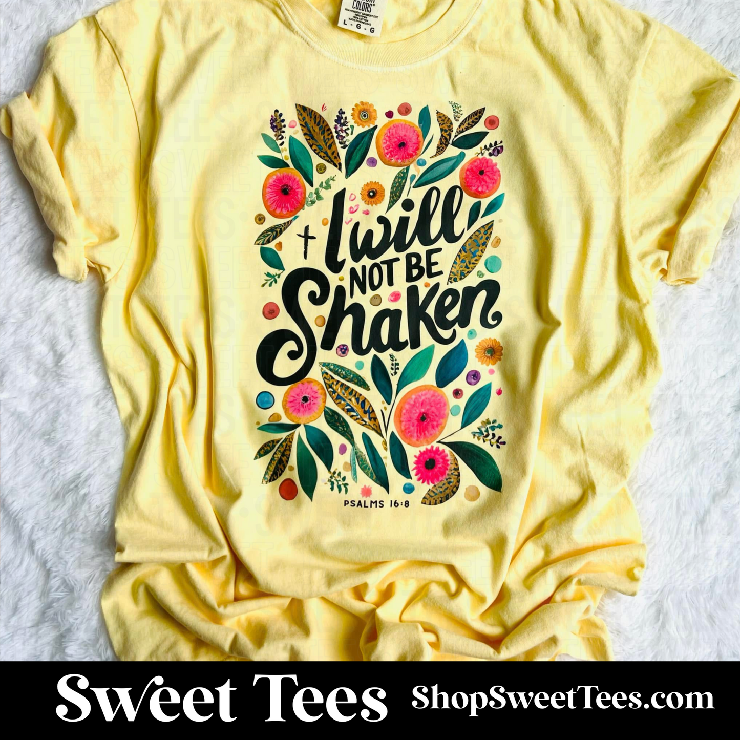 I Will Not Be Shaken tee