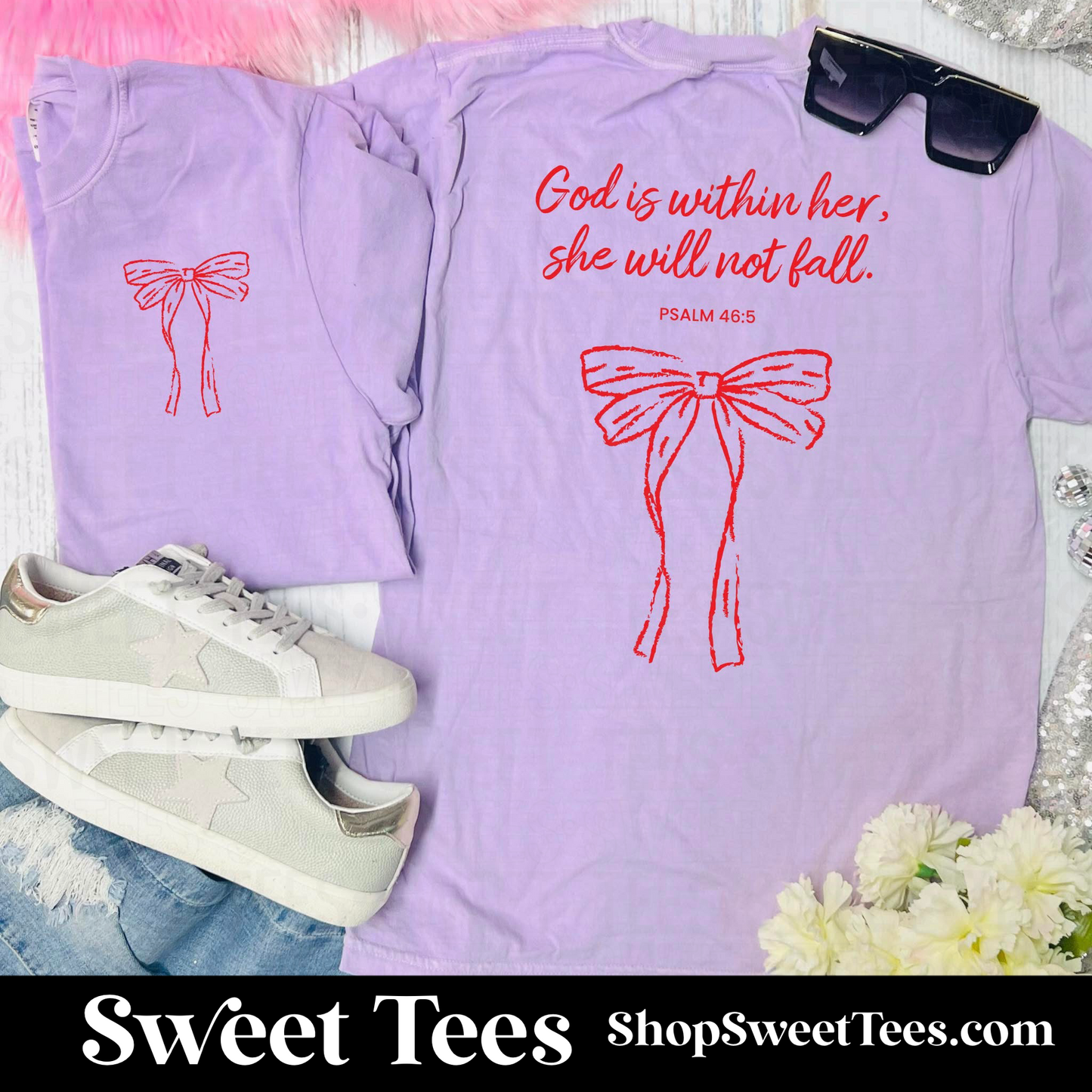 God Within Her She Will Not Fall tee