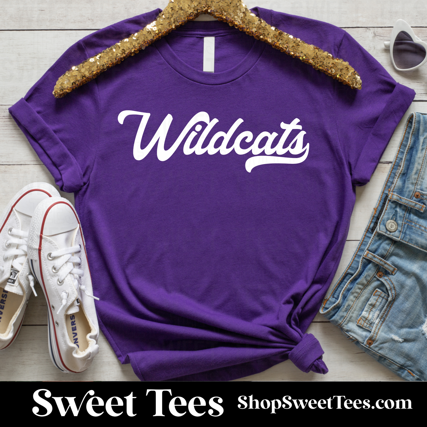 Big Sandy Wildcats Vintage Script tee