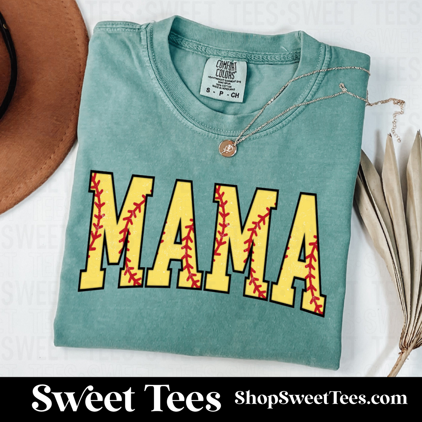 Mama Arched Softball tee