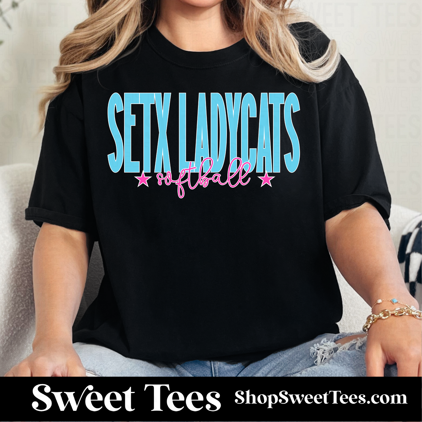SETX Ladycats 160 tee