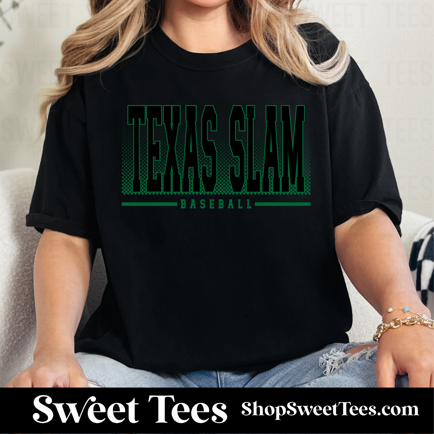 Texas Slam Halftone 096 tee