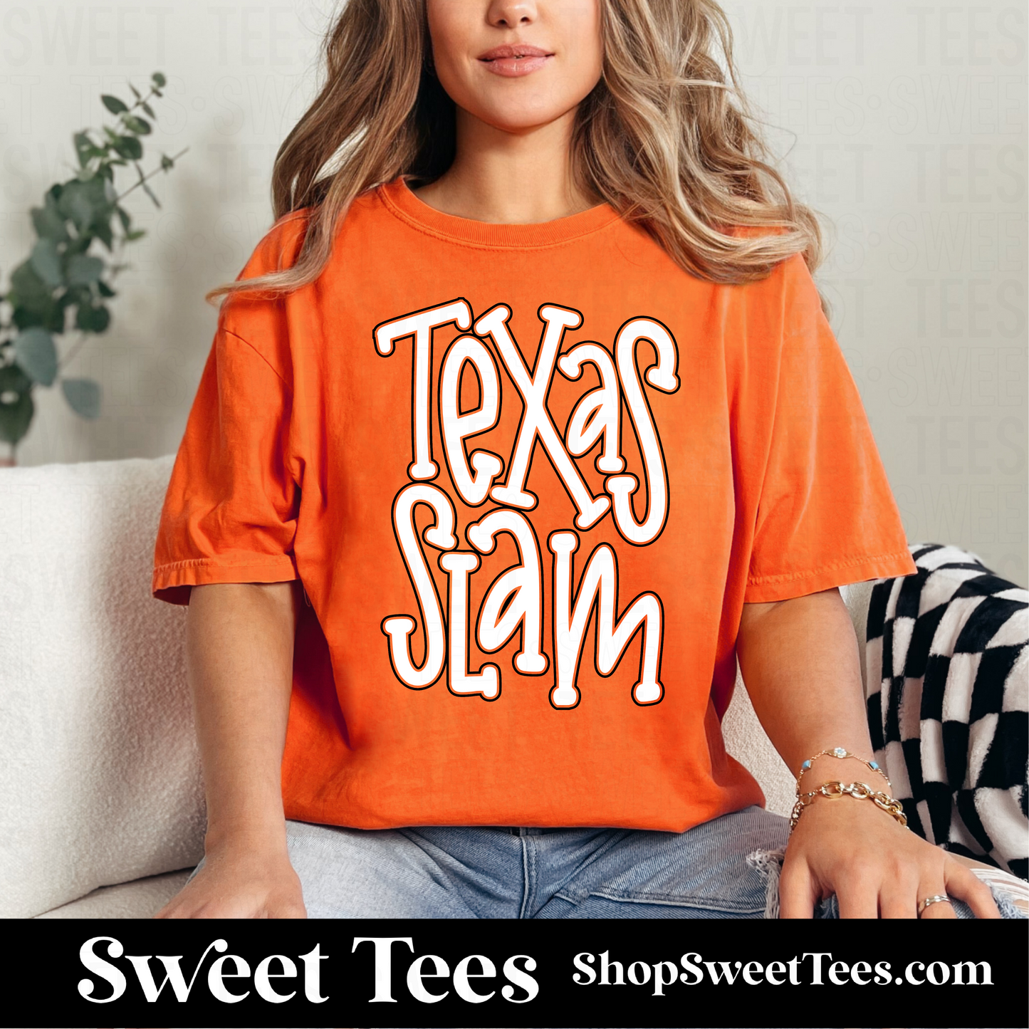 Texas Slam Doodle 120 tee - Orange
