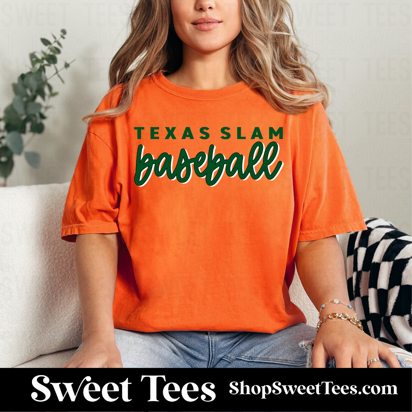 Texas Slam Baseball 290 tee - Orange