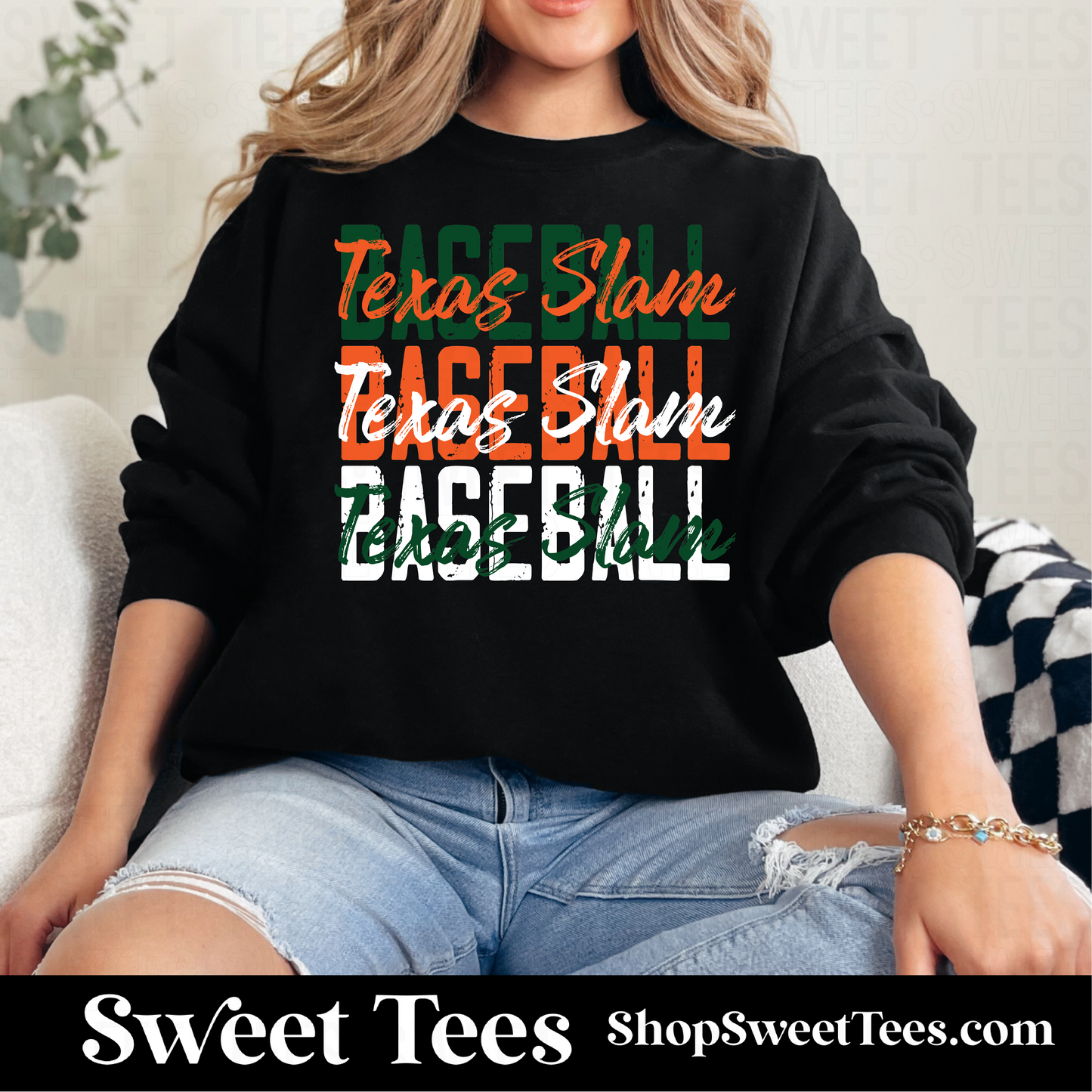 Texas Slam Baseball 053 Sweatshirt